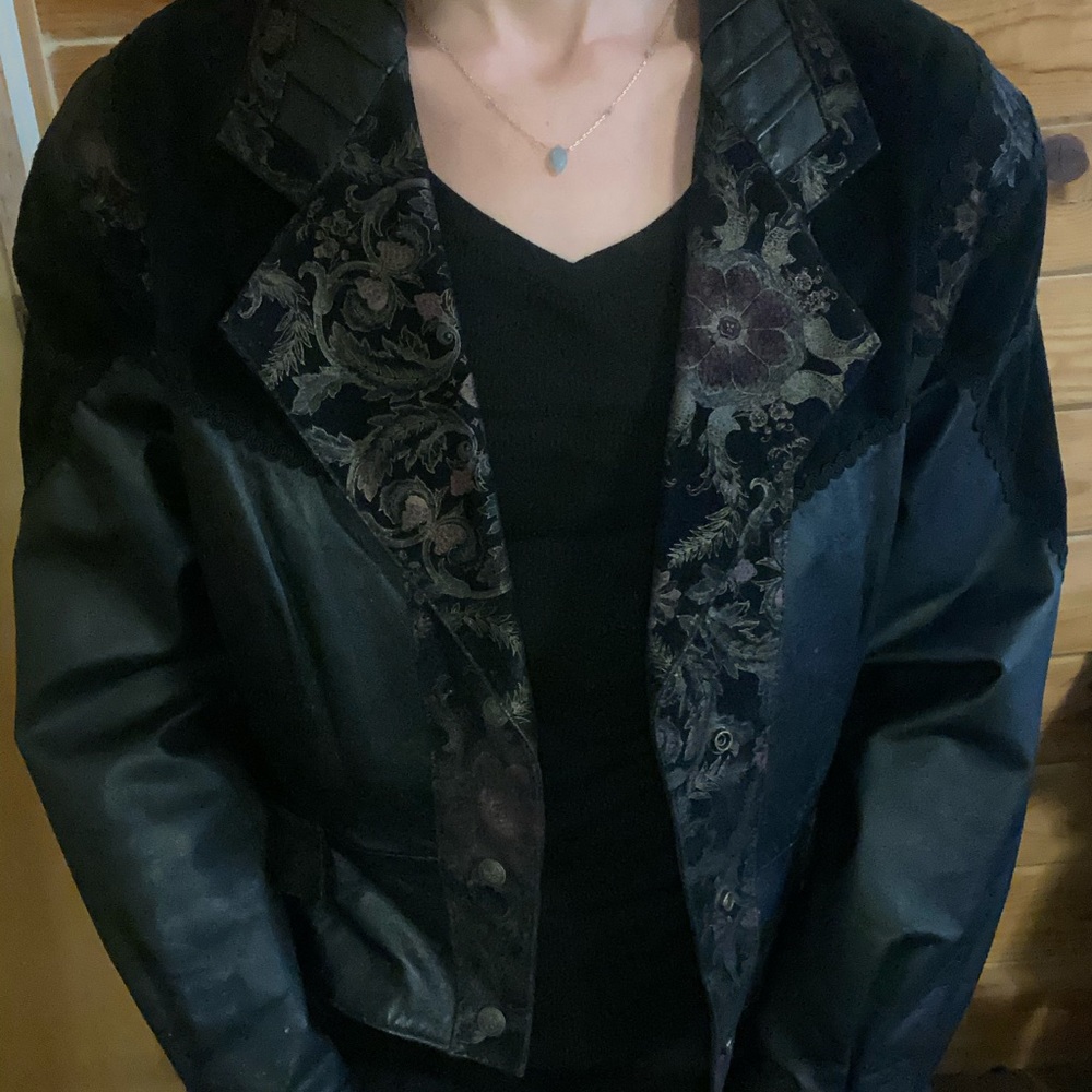 Vintage leather jacket RARE - Picture 2 of 7